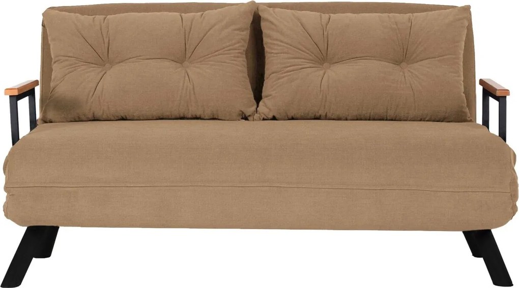 Canapea extensibila 2 locuri, Atelier del Sofa, 859FTN2870, Maro deschis