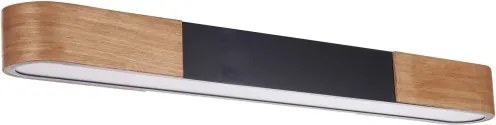 BRILAGI - Plafonieră LED GARDALINE LED/100W/230V 80 cm stejar/negru