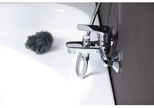 Baterie de cadă Aqualine LOTTA crom lucios