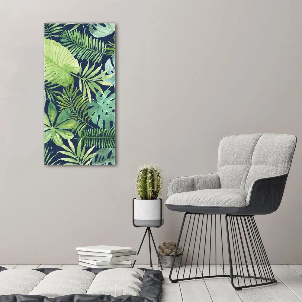Tablou pe acril Frunze tropicale