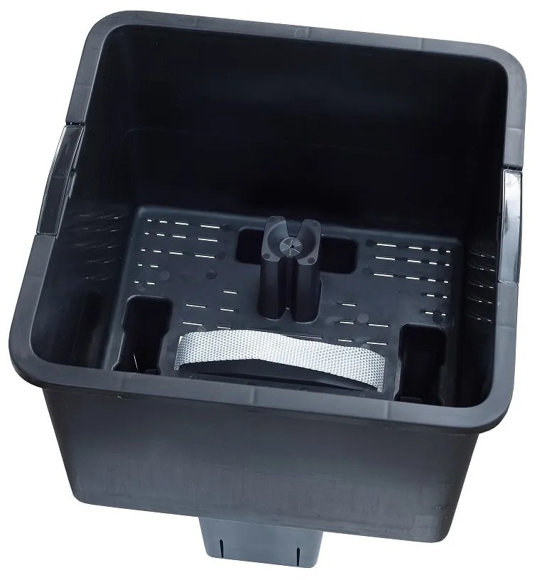 Jardinieră cu auto-irigare Plastia Berberis TRIO ,antracit
