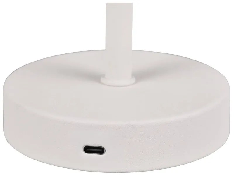 Veioză albă LED cu intensitate reglabilă (înălțime 30 cm) Jeff – Trio