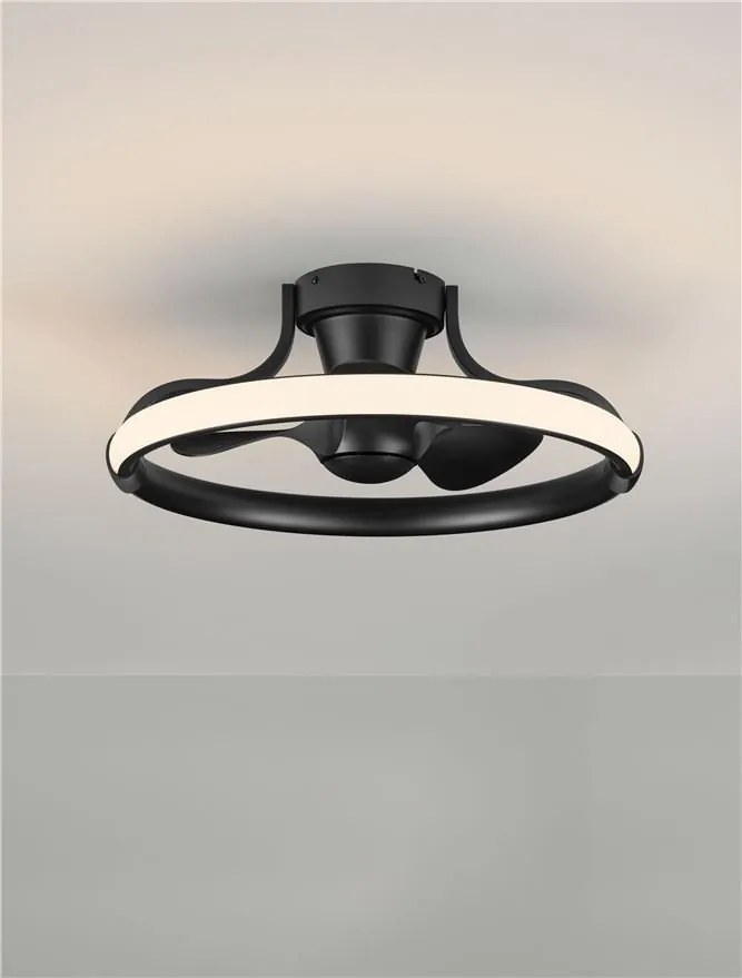 Lustra LED cu ventilator si telecomanda BREVIA