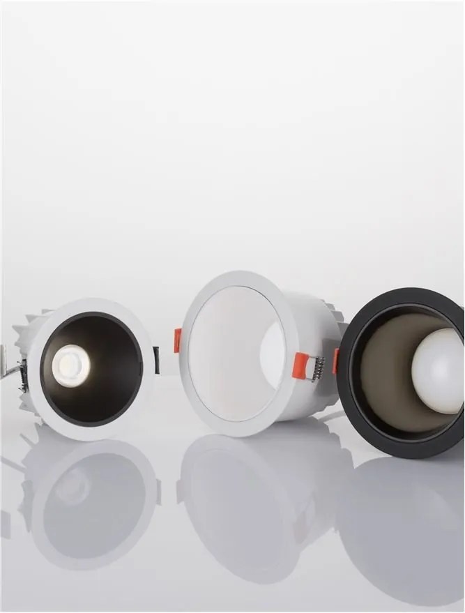 Spot LED incastrabil tavan fals / plafon LUELA negru