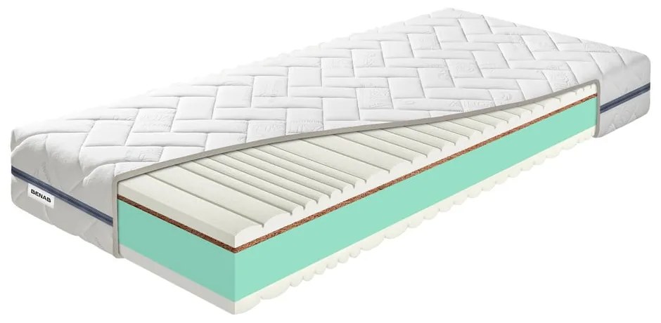 Saltea mediu-fermă/extra dură din spumă reversibilă 80x200 cm BuonaNotte HR BIO – BENAB