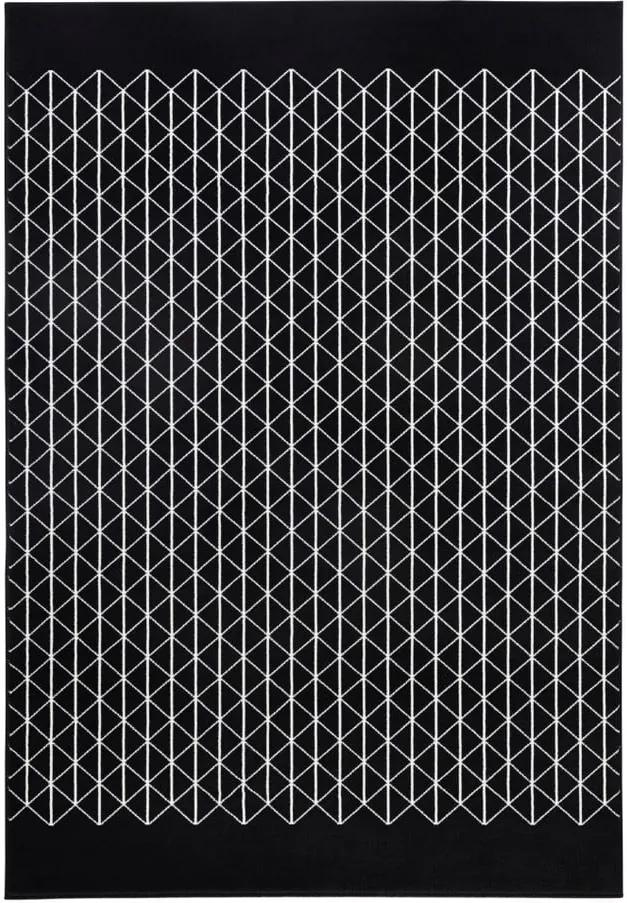 Covor Zala Living Twist, 70 x 140 cm, negru