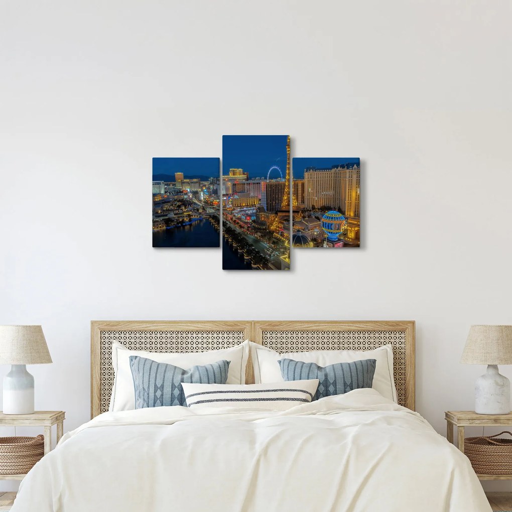 Tablou cu Las Vegas nocturn (90x60 cm)