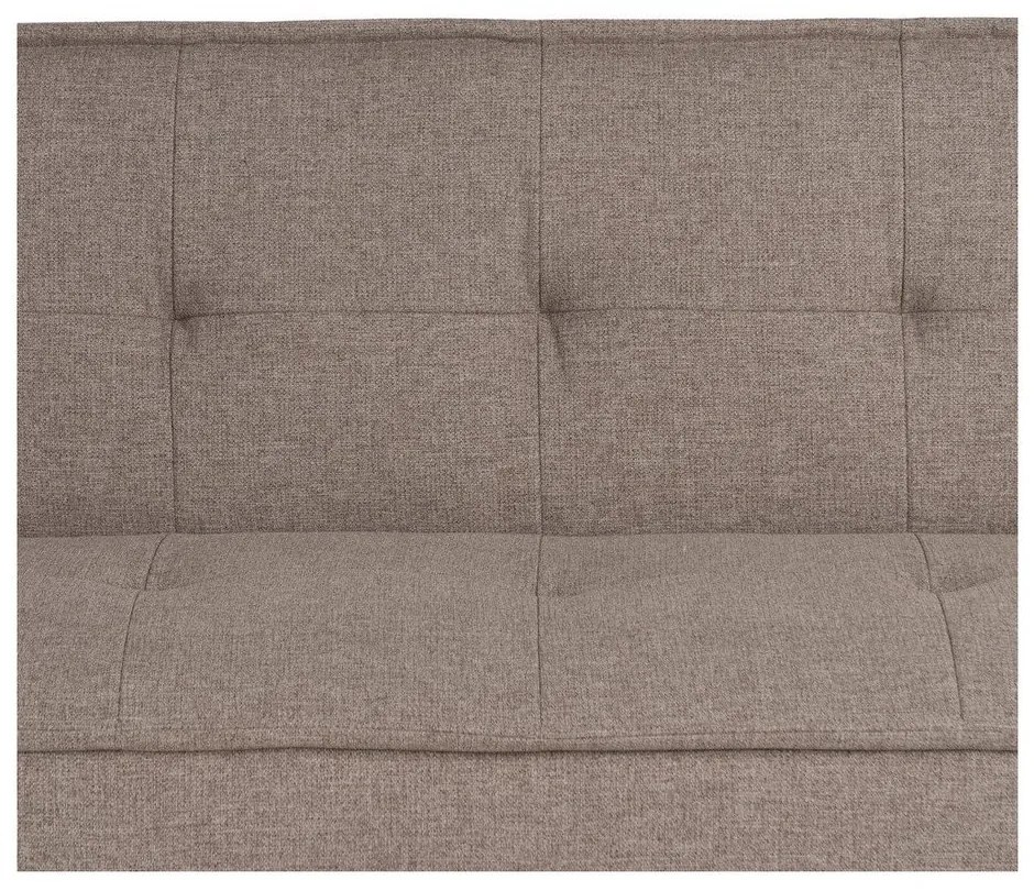 Canapea grej extensibilă cu tapițerie din chenille 181 cm – Ixia