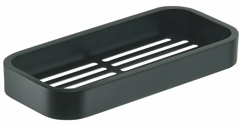 GEDY 321814 Suport inteligent pentru duș, 24,1 x 3x 11,1 cm, negru mat