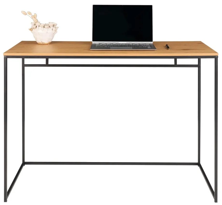 Birou cu blat din stejar Casa Nordic Vita