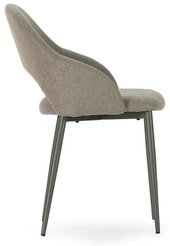 Scaune de dining verzi 2 buc. tapițate Lia – Marckeric