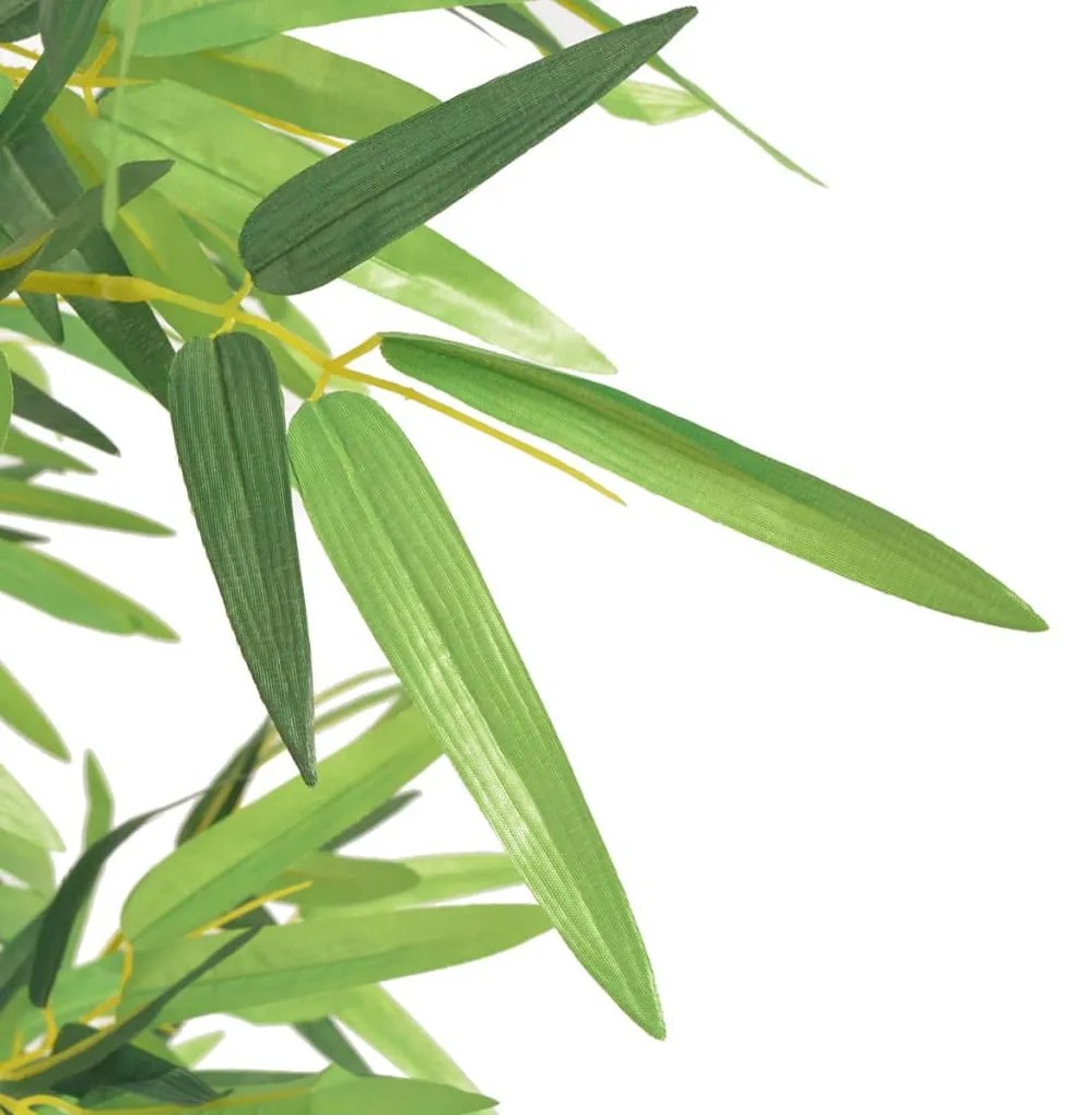 244456 vidaXL Bambus artificial cu ghiveci 120 cm, verde