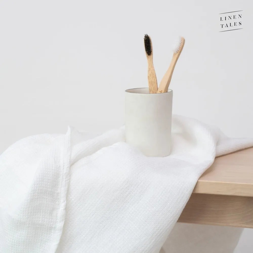 Prosop alb din in 30x30 cm - Linen Tales