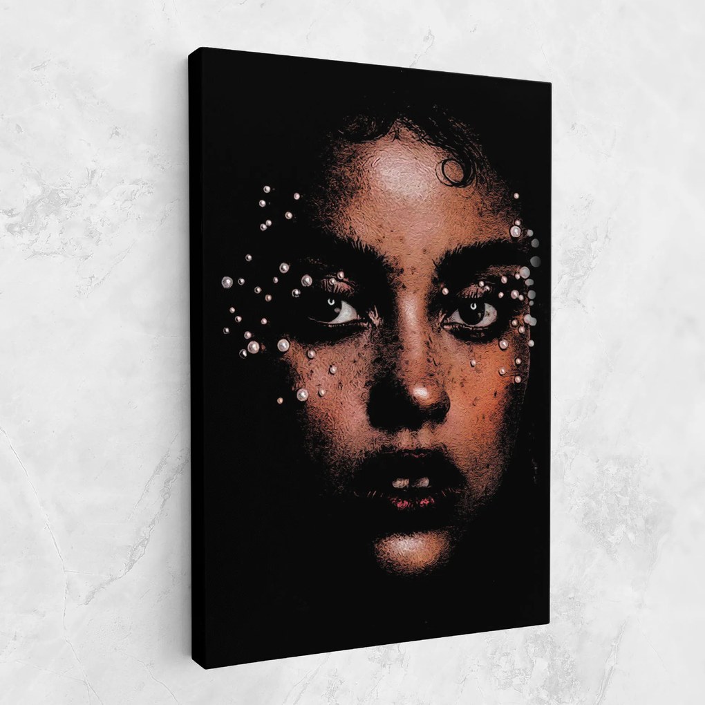 Tablou Canvas, 30x40cm, Dormitor si Living, Femei, Porterete, Pearl Portrait