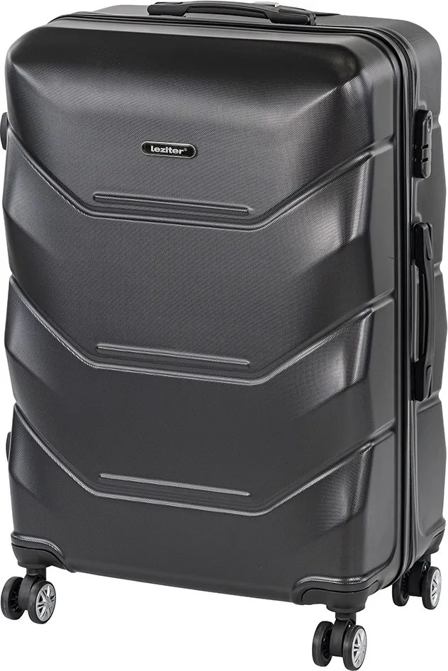 Valiză mare TravelLux Max cu hardtop 50x78x30 cm neagră