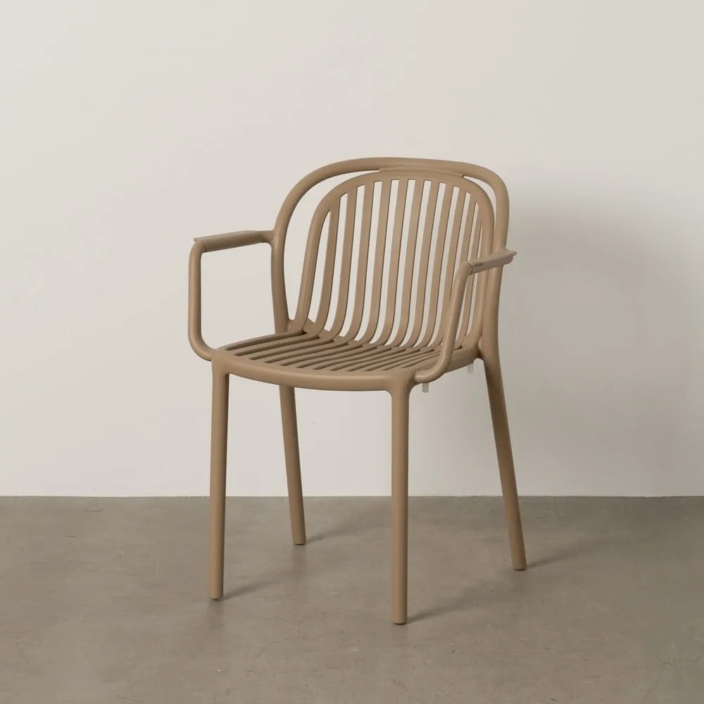 Scaun de dining bej din plastic Alia – Ixia