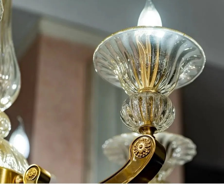 Candelabru 8 brate LUX realizat manual Amy