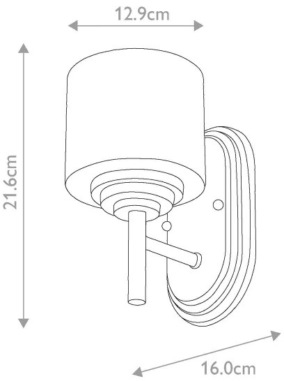 Aplică LED pentru baie 1xG9/3W/230V IP44 Elstead FE-MALIBU1-BATH