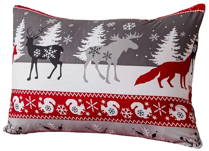 Set cadou pentru dormitor SNOWY FOREST, gri