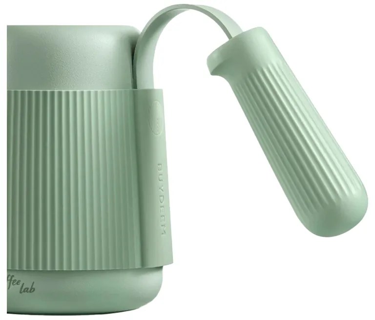 Cafetiera Gooseneck BUYDEEM CD2006, 350 ml, Otel inoxidabil, Verde