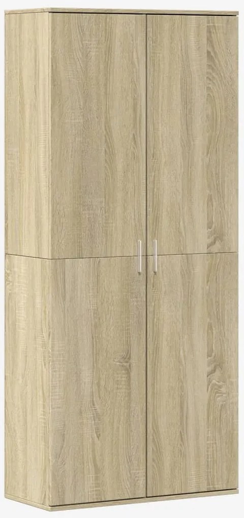 vidaXL Dulap înalt, stejar sonoma, 80x35x180 cm, lemn prelucrat