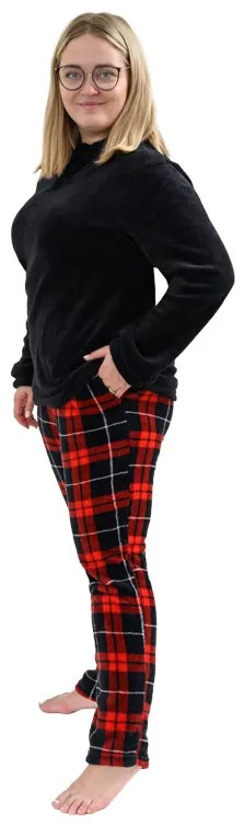 Pijama Cocolino ALBURY rosu - diverse marimi Marime: XXL
