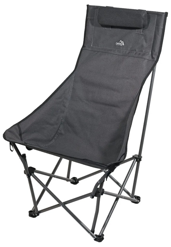 Cattara 13467 Scaun pliabil de camping Merit Foldi, negru