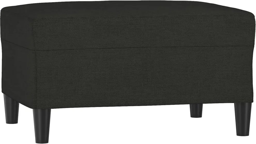 vidaXL Taburet, negru, 70x55x41 cm, material textil