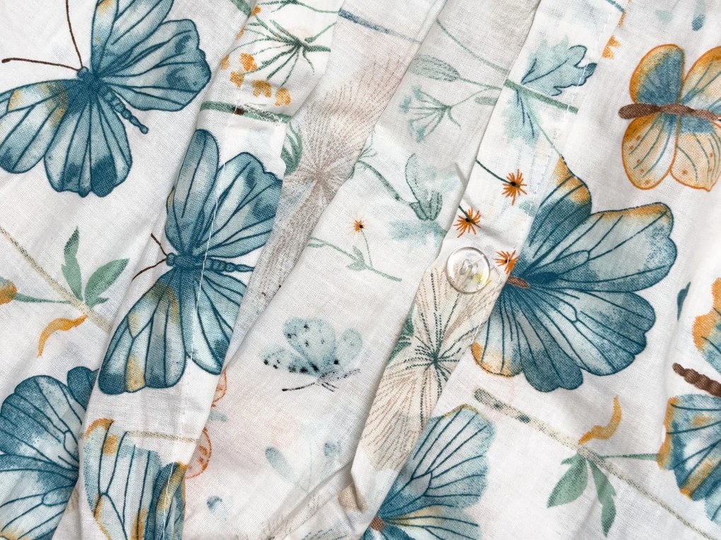 Lenjerie de pat din bumbac creponat pentru patut Renforcé ELIVINE albă Dimensiune lenjerie de pat: 45 x 65 cm | 90 x 140 cm