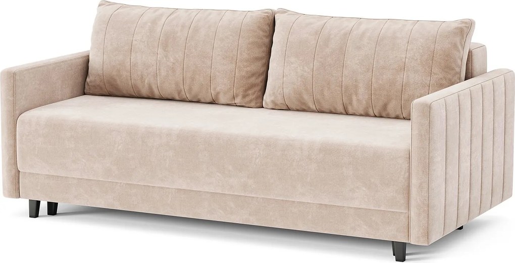 Canapea lemn masiv extensibilă Merlin 210×103 cm