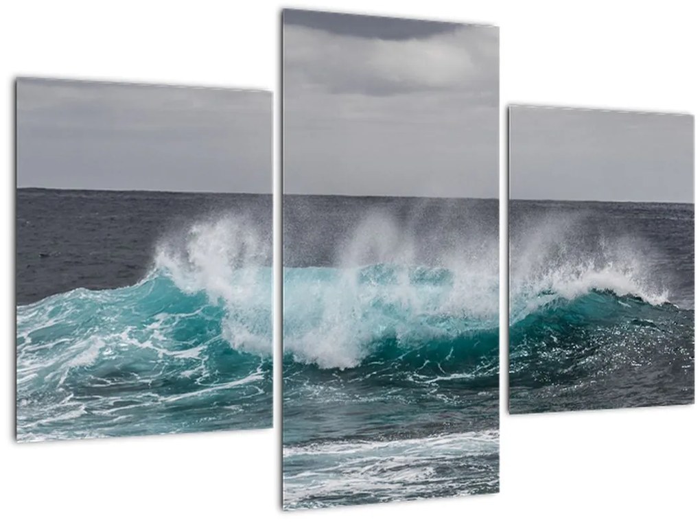 Tablou - Valuri pe ocean (90x60 cm)