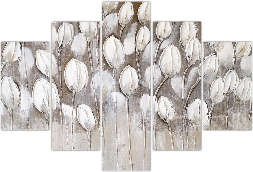 Tablou - Lalele structurate (150x105 cm)