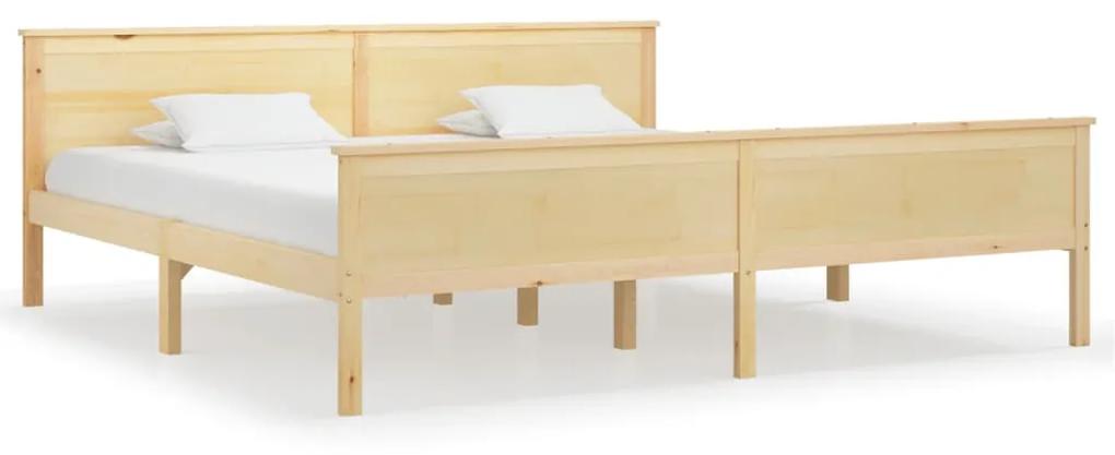 322180 vidaXL Cadru de pat, 200x200 cm, lemn masiv de pin