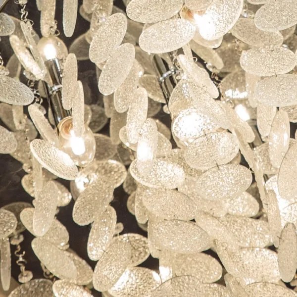 Lustră aplicată Zuma Line 18366 PARDO 8xE14/40W/230V argintiu