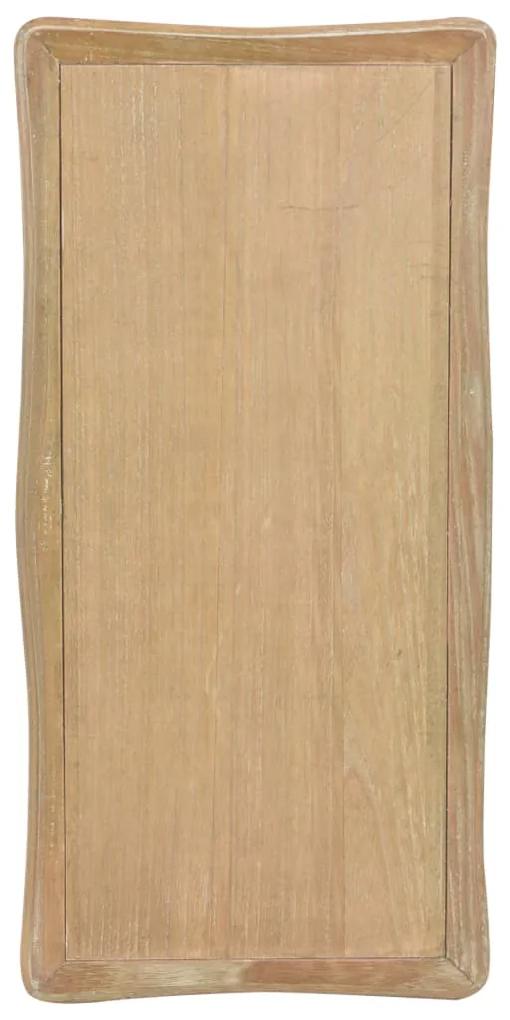 Masuta de cafea, 87,5x42x44 cm, lemn masiv de pin Maro