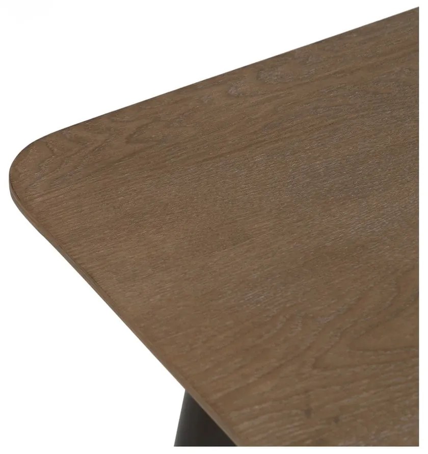 Măsuță de cafea maro din lemn de brad 60x120 cm Paul – Ixia