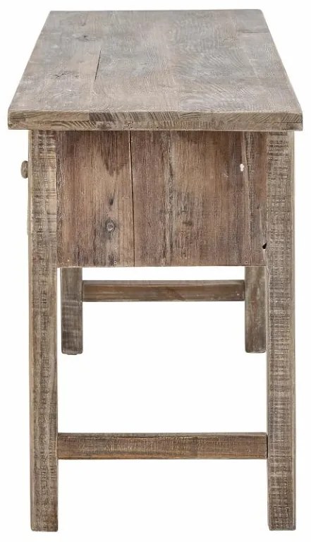 Consola natur, din lemn de pin reciclat, Camden