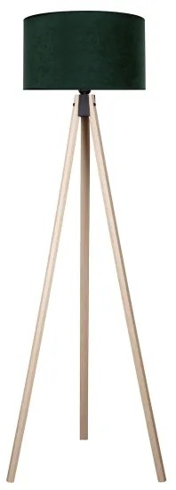 Lampadar VELVET 1xE27/60W/230V bej/verde Brilagi