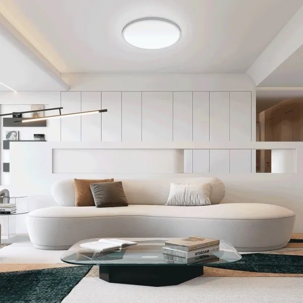 Aigostar - Plafonieră LED pentru baie LED/18W/230V 3000-6000K IP54 + Telecomandă