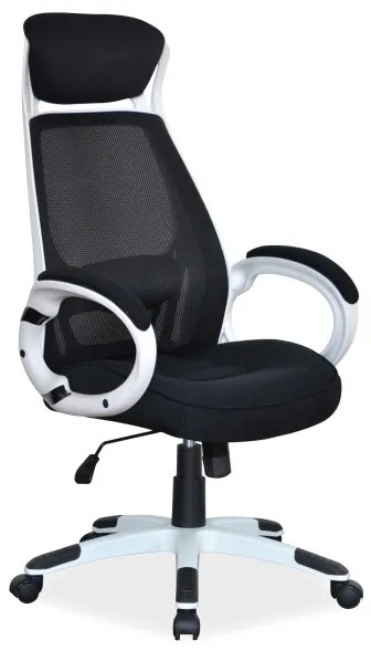 Scaun de birou Q-409 negru/alb