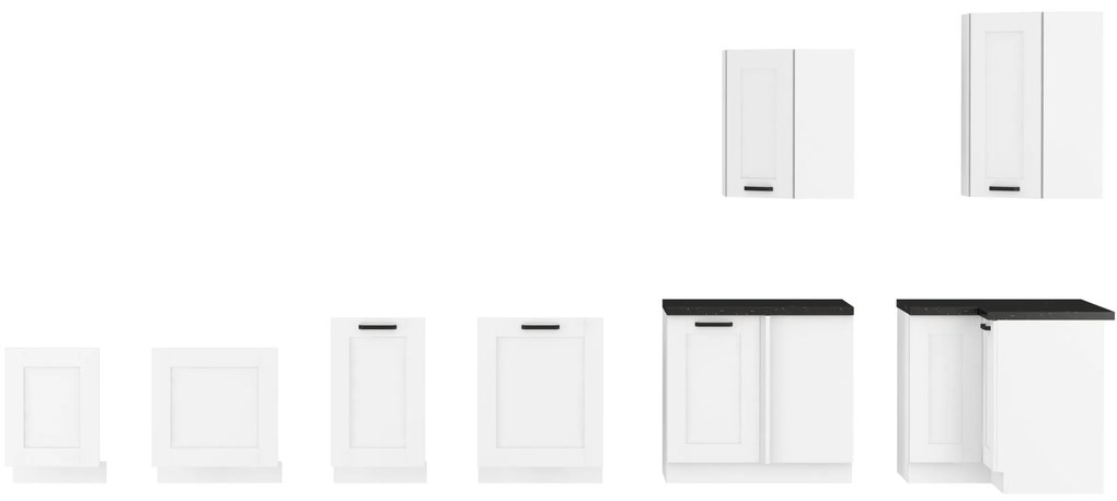 Dulap de bucătărie pentru alimente Lucid 40 DK 210 2F (alb + alb). 1041059