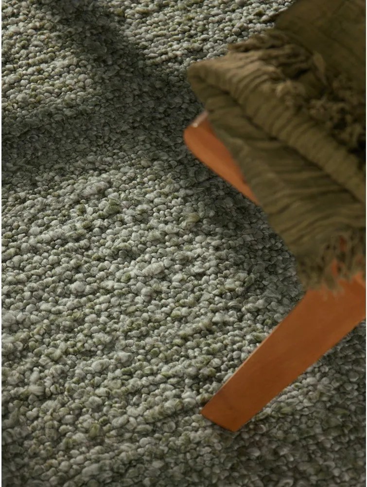 Covor tip traversă verde țesut manual din material bouclé 80x200 cm Notting Hill Portobello – Ted Baker