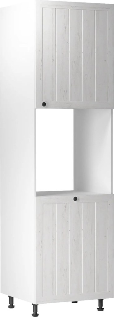 Dulap pentru alimente D60P, alb/pin Andersen, dreapta, PROVENCE