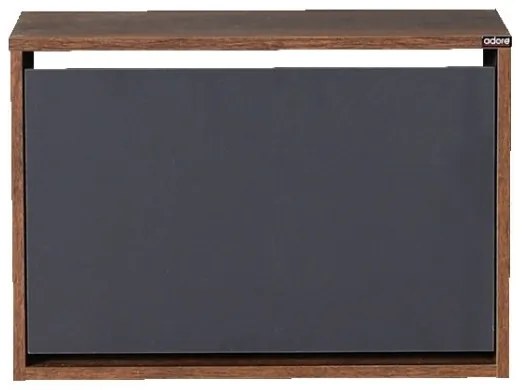 Pantofar 42x60 cm maro/antracit