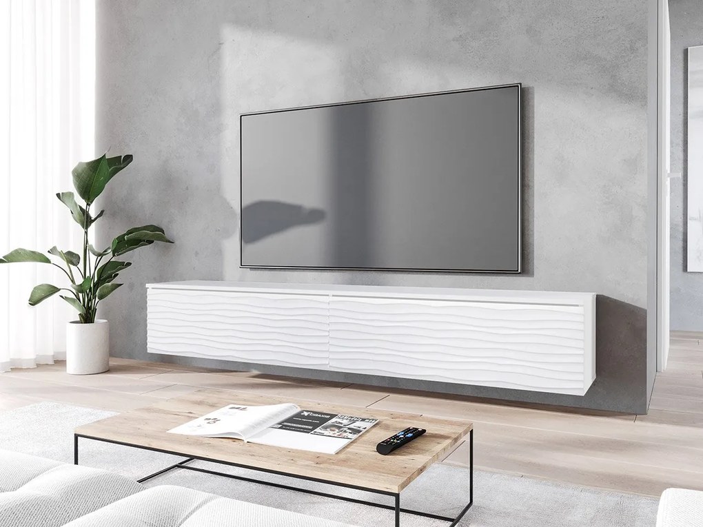 Dulap TV Dlana 180 MDF (Alb + Alb) . 1106206