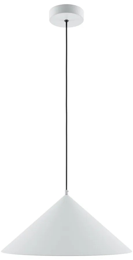 Lustra/Pendul metalic Basic D-35cm alb