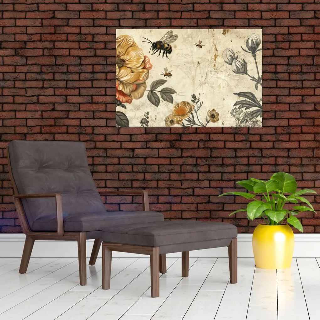 Tablou - Pajiștea albinelor (90x60 cm)