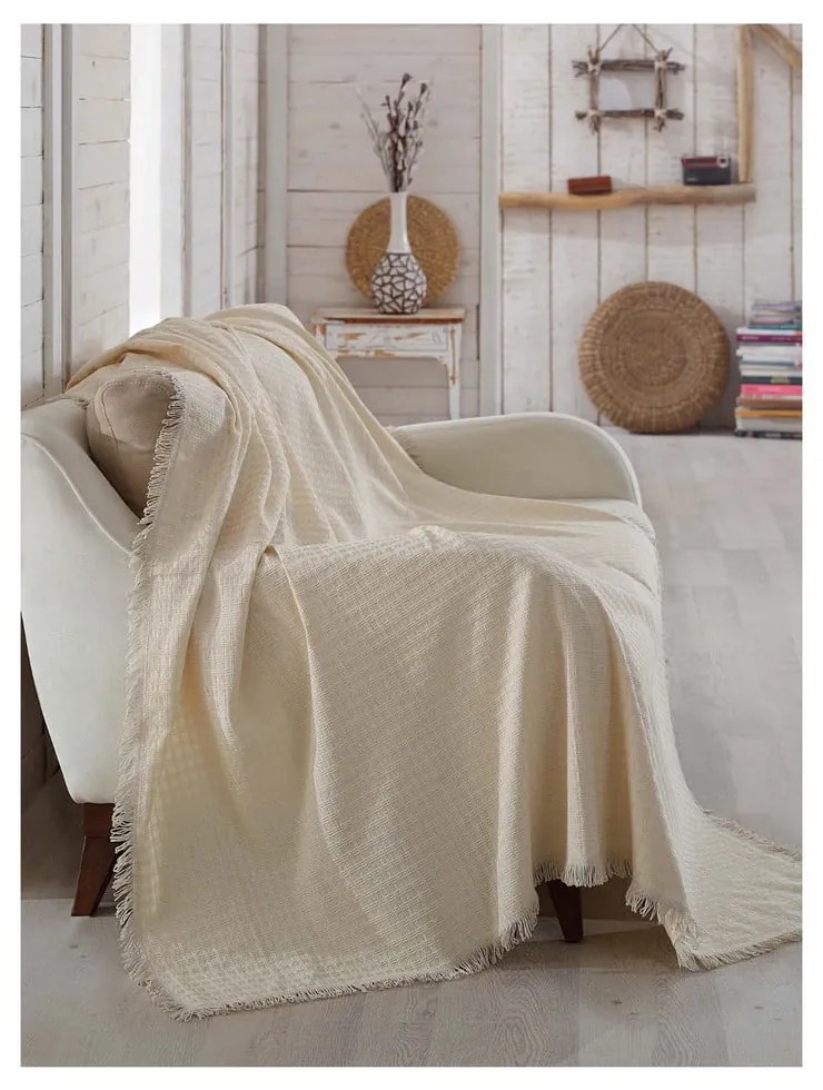 Pătură din bumbac Queen, 180 x 230 cm