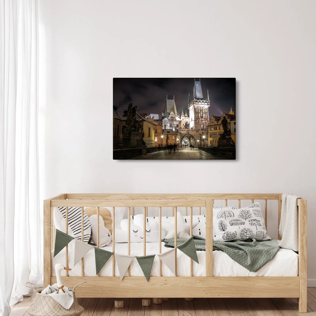 Tablou cu Poarta de pulbere iluminată (90x60 cm)