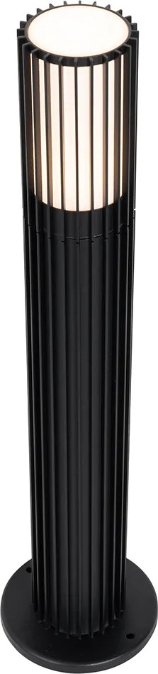 Stâlp inteligent de exterior negru 50 cm IP44 RGBW incl. Wifi GU10 50mm - Boris